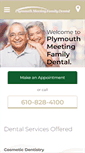 Mobile Screenshot of plymouthmeetingfamilydental.com